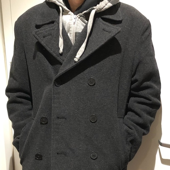 Kenneth Cole Reaction Double Breasted Peacoat - Picture 4 of 8